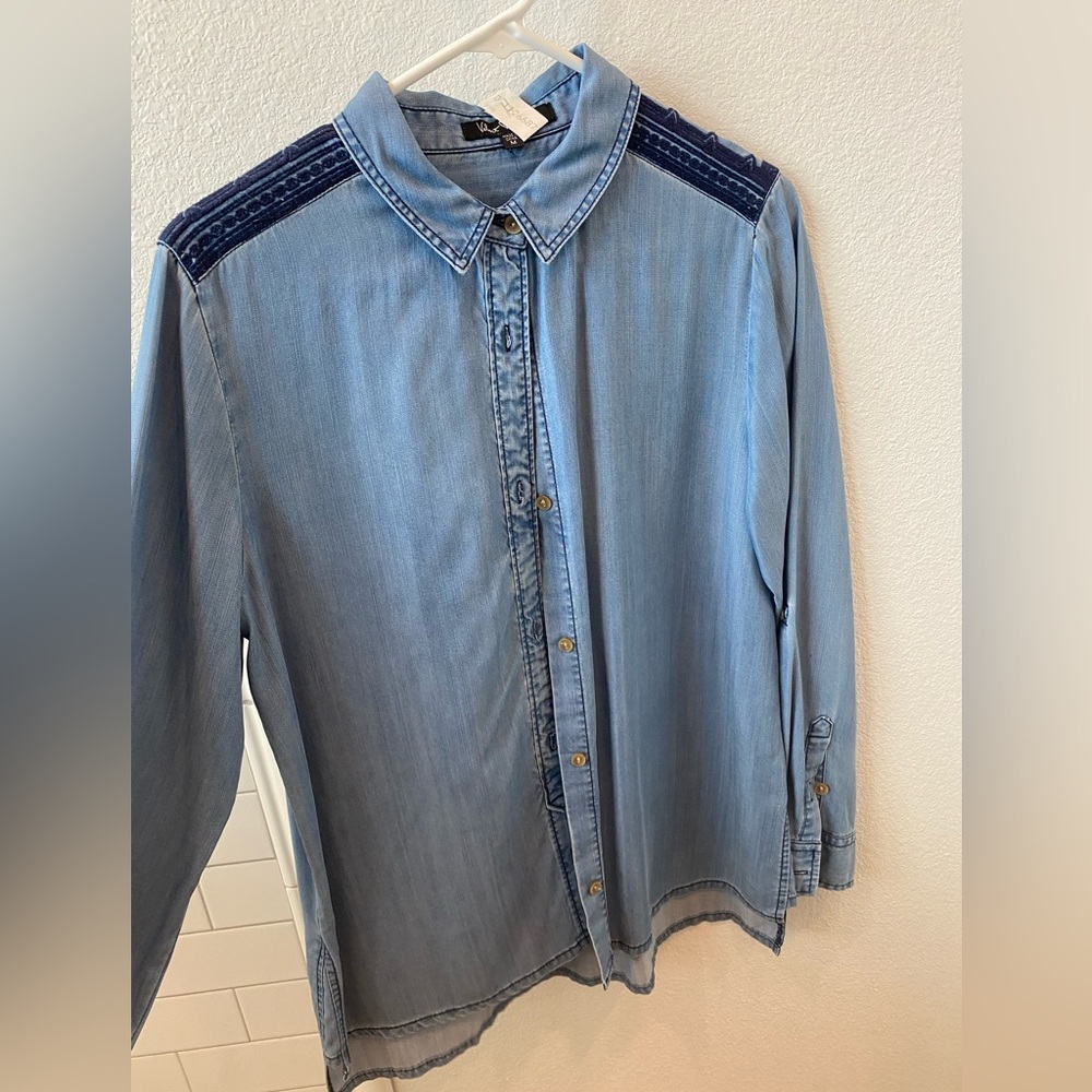 Boutique Brand Chambray Top
